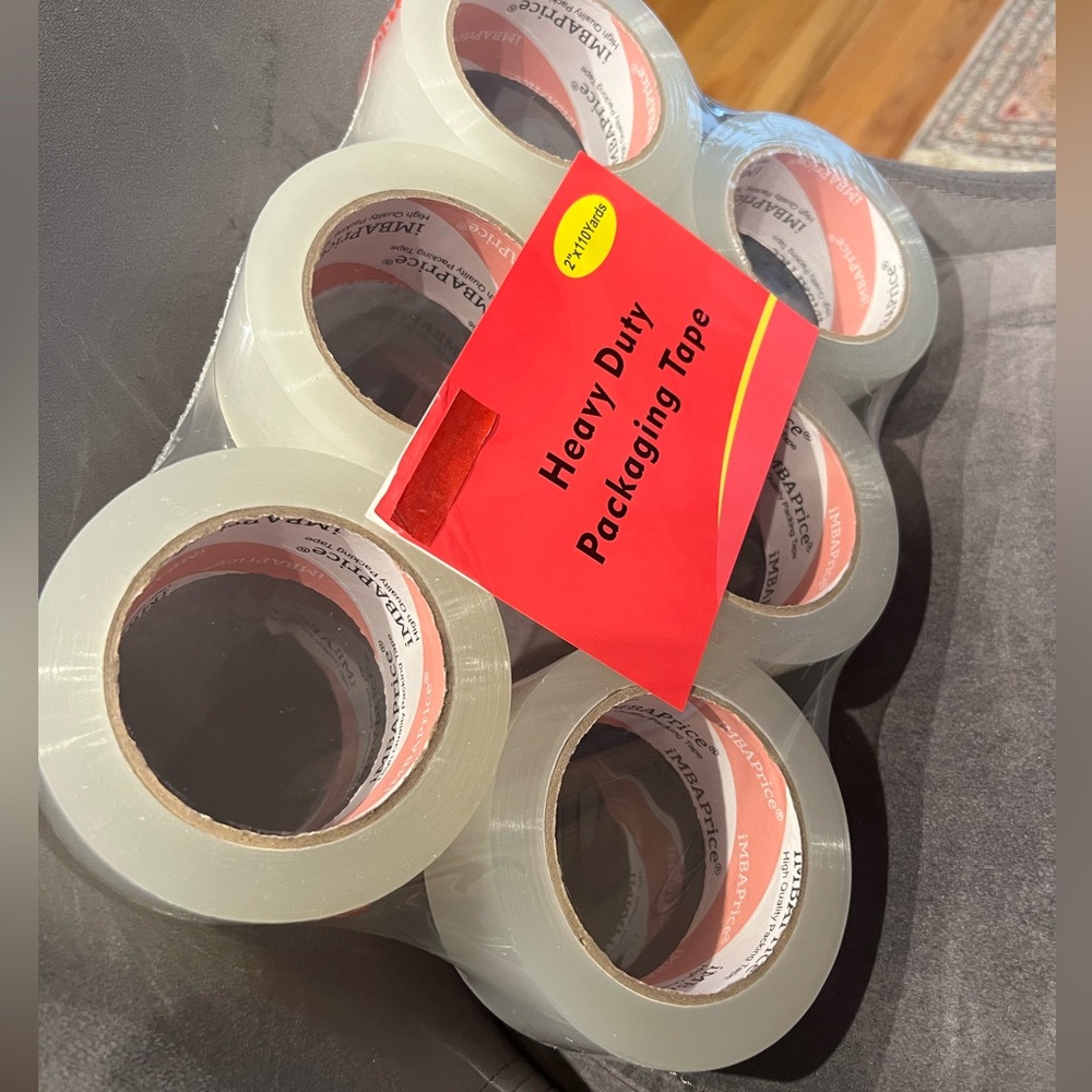 Heavy Duty 6 Packaging Tape Set NWT - Picture 2 of 3